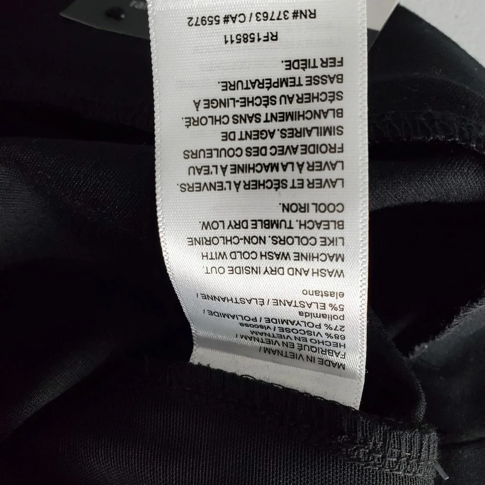 NWT Rafaella The Boot High Rise Slimming Bootcut Pants Black Plus 1X Career